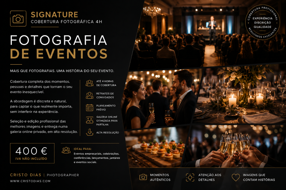 Capa de 2. SIGNATURE — Cobertura Fotográfica 4h