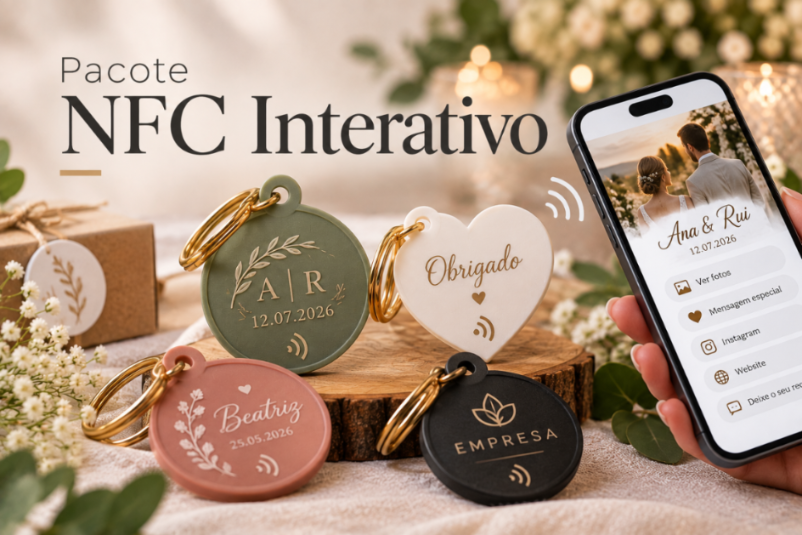 Capa de NFC Interativo